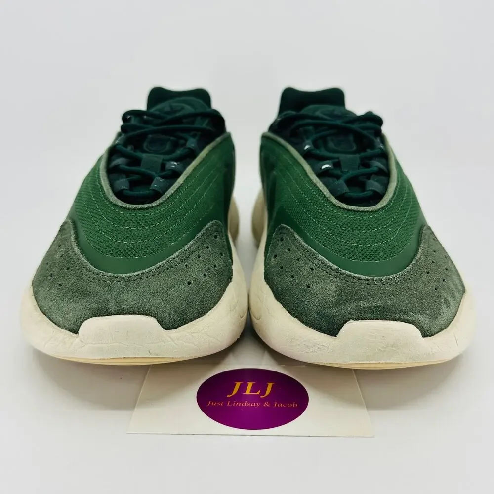 Adidas Youth Ozelia 'Shadow Green Orange' Athletic Sneakers HP3255 Size 7